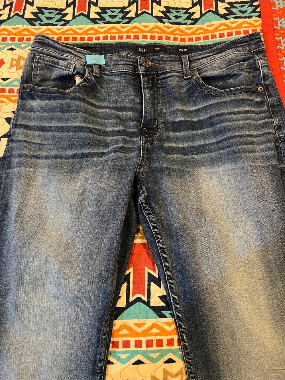 BKE TYLER Men’s  Straight Blue Jeans